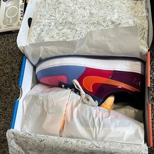 undefeated nike air force 1’s size 14